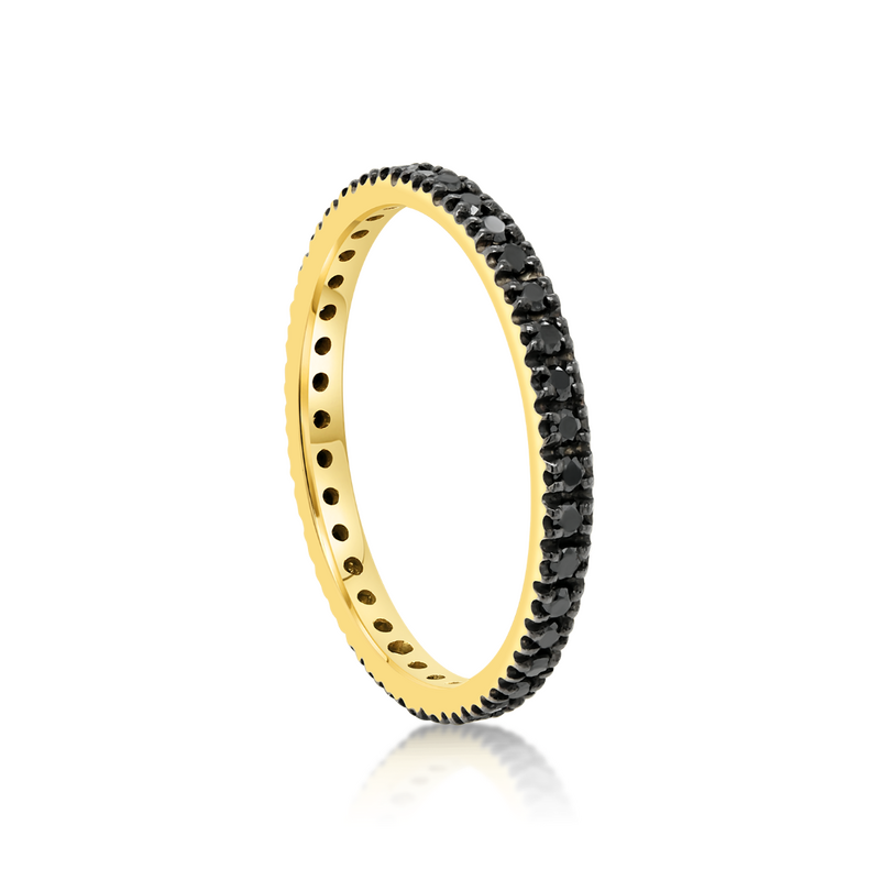 Inel Eternity din aur galben de 18K